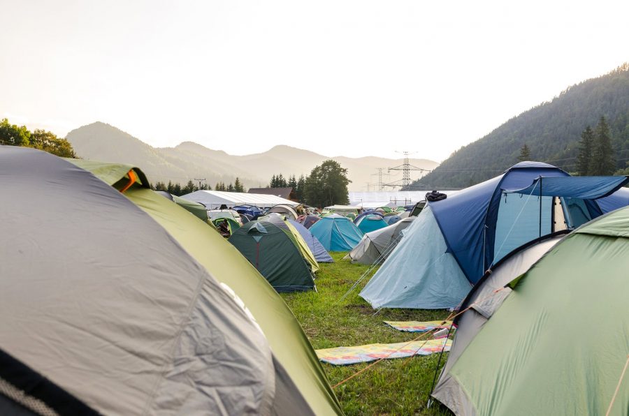 Should you hire a motorhome for a festival? Motorhomes Vs Tents